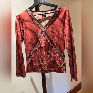 Lynn Ritchie silk blend top